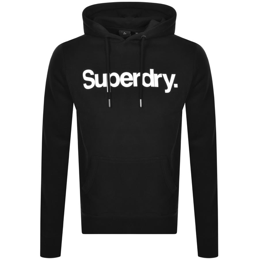 Alternative Image for ProductSuperdry Logo Hoodie Black1